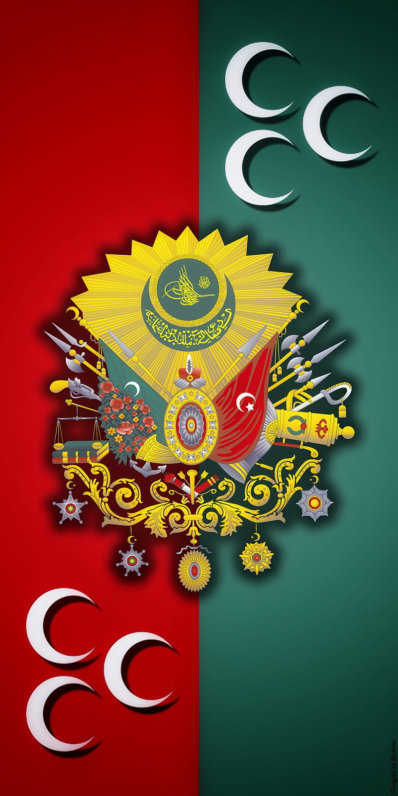 Osmanli Ottoman , turkish, tr, tugra, red, turk, ok4nx, trend, HD phone wallpaper