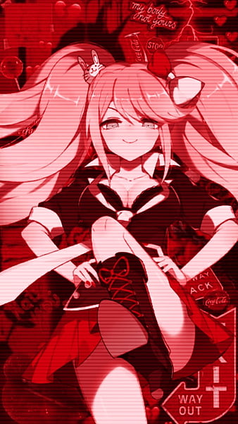 Why did Junko Enoshima from Danganronpa suddenly stop smiling at her  execution? - Quora