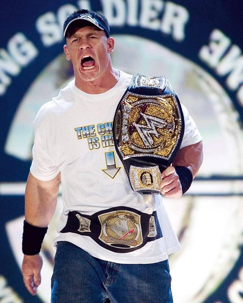 John Cena, cena, champion, john, wrestling, wwe, HD phone wallpaper | Peakpx