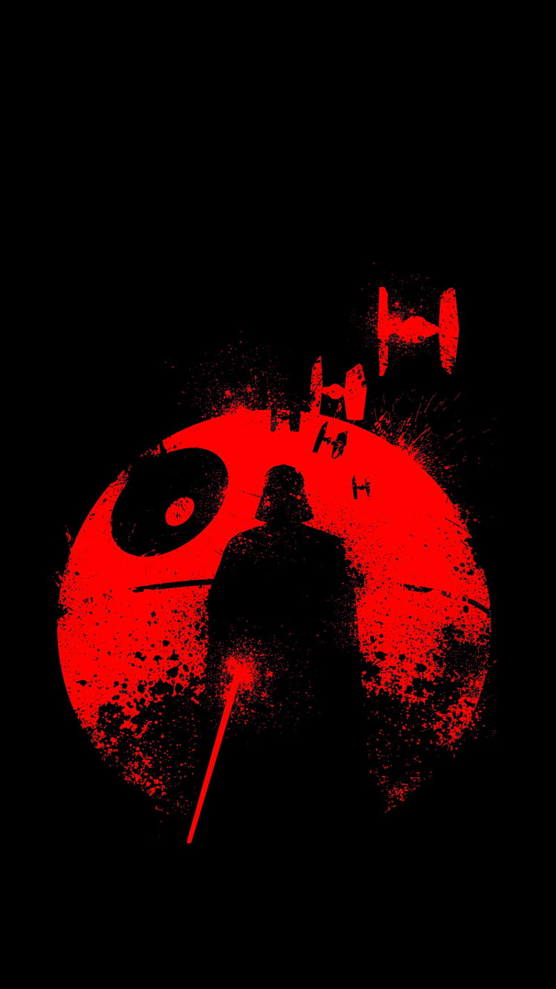 Death Star Dark Lord, dark side, darth vader, death star, lord vader, star wars, HD phone wallpaper