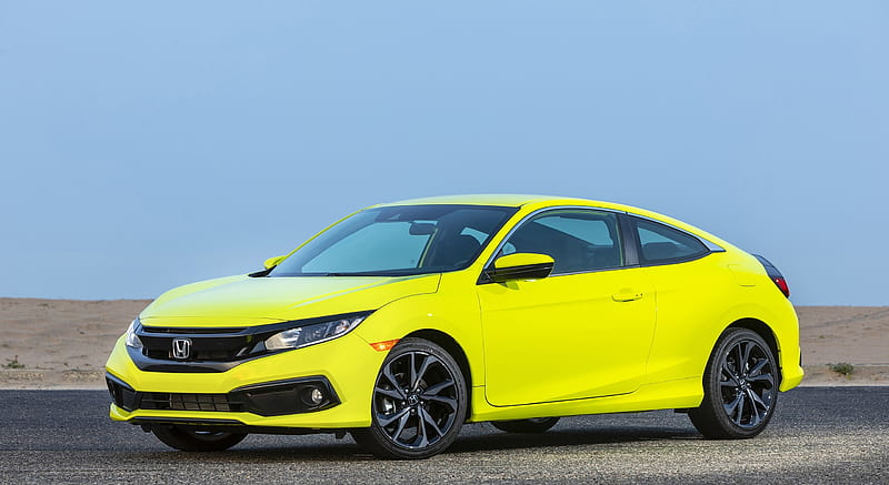 2020 Honda Civic Coupe Sport - Front Three-Quarter, car, HD wallpaper ...