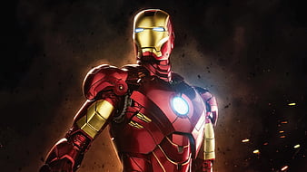 Iron Man Neon Artwork, iron-man, superheroes, artwork, digital-art ...