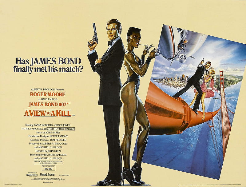 View To A Kill, james, bond, movie, 007, HD wallpaper