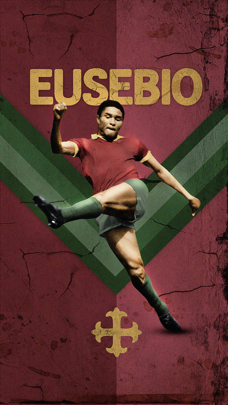 Eusebio , fiotball, portugal, HD phone wallpaper