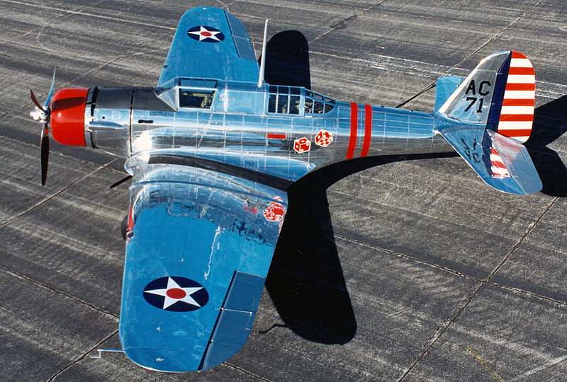 Northrop A-17A, plane, bomber, attack, fighter, HD wallpaper