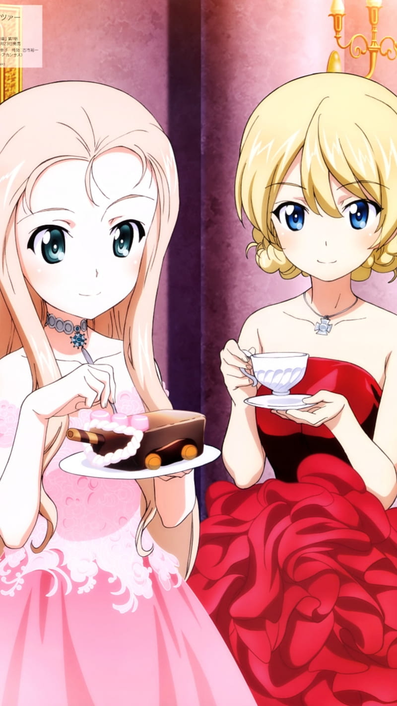 Tea Party - GuP, anime, darjeeling, girls und panzer, marie, HD phone  wallpaper | Peakpx