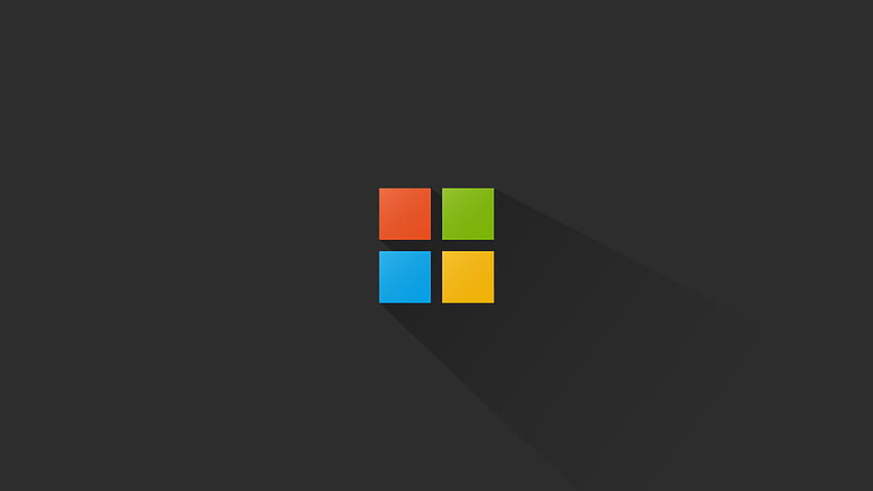 Microsoft Minimal Logo , microsoft, computer, logo, minimalist, minimalism, HD wallpaper