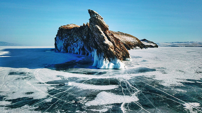 Lake Baikal in winter: You come for stunning & end up leaving part of your soul, Lake Baikal Russia, HD wallpaper