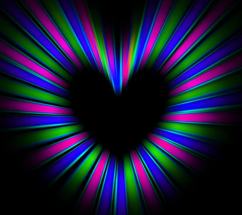 Premium Photo  Beautiful glowing heart shape background for valentine  generative ai