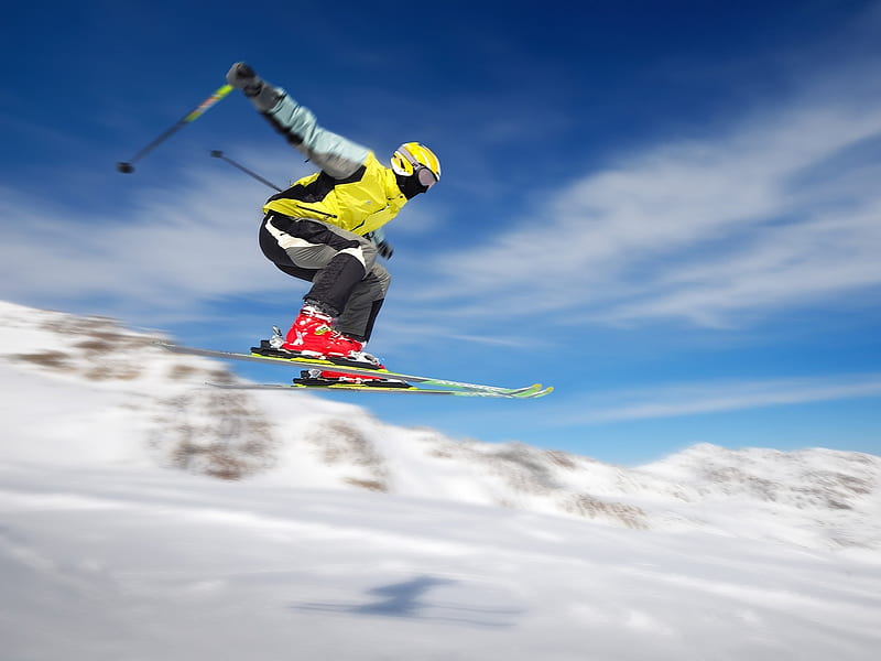 Skier-sport theme graphy, HD wallpaper