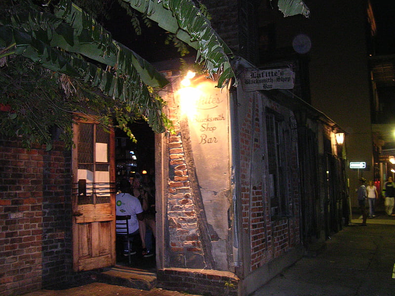 Jean LaFitte's Blacksmith Shop,French Quarter in New Orleans, watering hole in the french quarter, haunted attraction, HD wallpaper