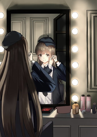 Makeup Mirror || Anime girl 