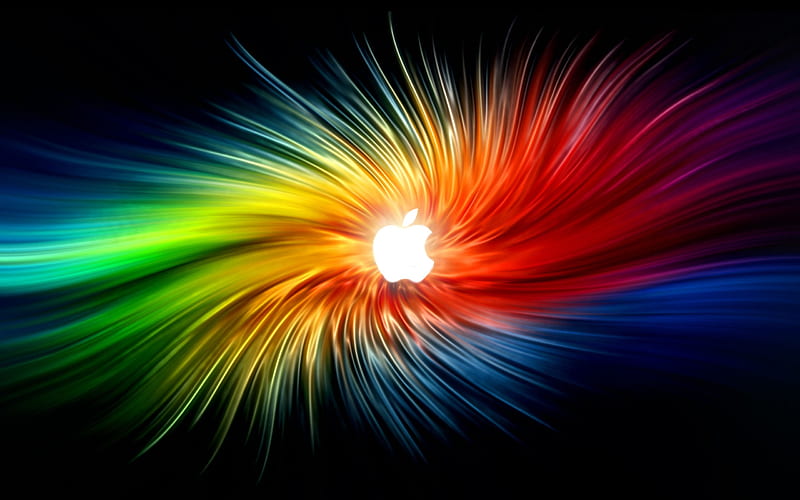 Colorful Apple- brand selection, HD wallpaper