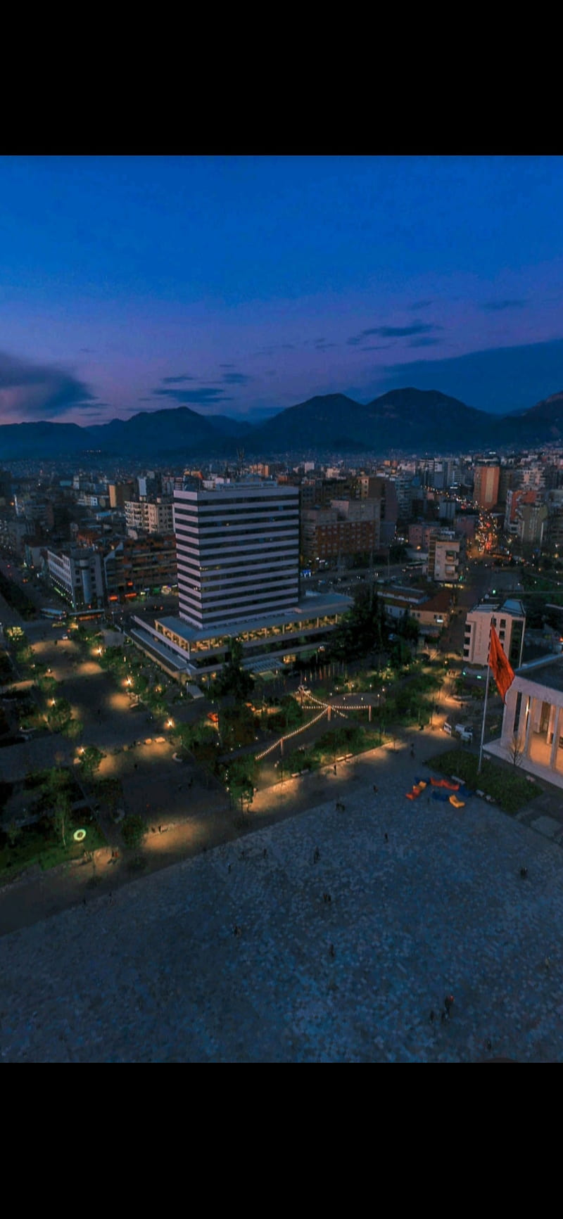 Tirana, aesthetic, albania, city, nature, night, popular, shqip, shqiperi, sky, HD phone wallpaper