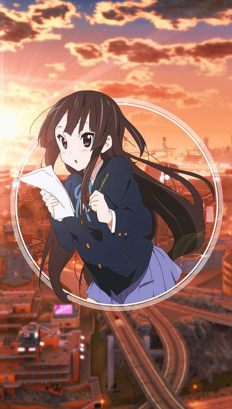 Mio Akiyama NO, Thank You! K-On! Song Anime, k-on mio transparent  background PNG clipart | HiClipart