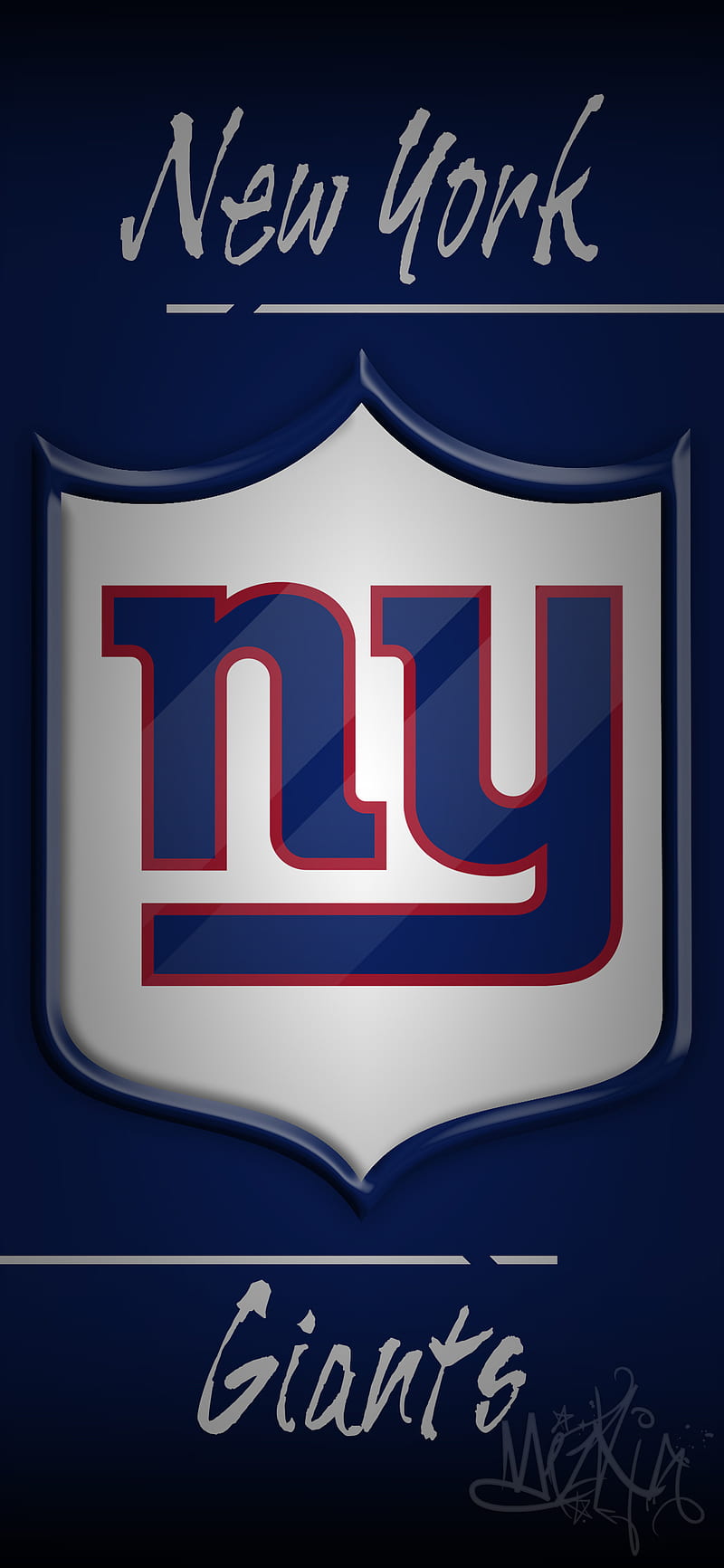 New York Giants, blue, east, eli manning, mizkjg, new york, nfc, nfl, odell beckham jr, red, HD phone wallpaper