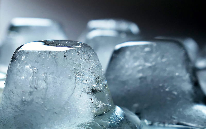 Transparent Frozen Ice Crystal Closeup, HD wallpaper
