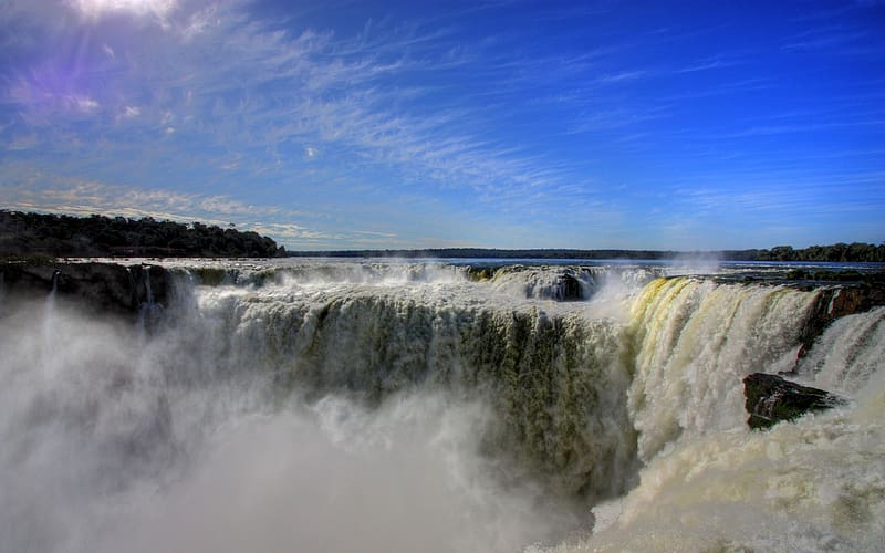 Waterfalls, Earth, Iguazu Falls, HD wallpaper