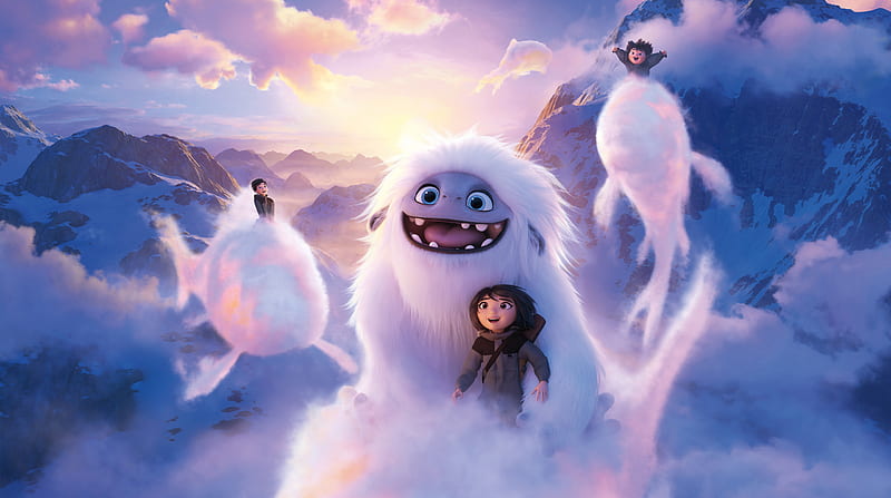 Abominable Movie Yi and Yeti Ultra, Cartoons, , Fantasy, Movie, Film, yeti, 2019, HD wallpaper
