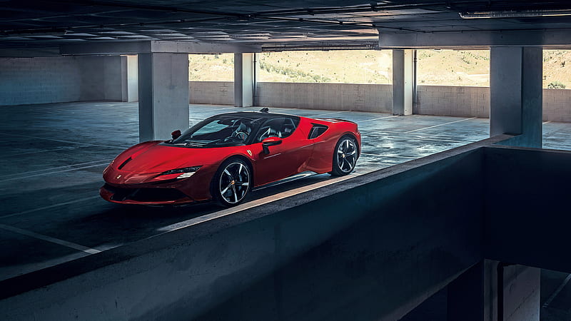 2020 Ferrari SF90 Stradale, Coupe, Hybrid, Turbo, V8, car, HD wallpaper