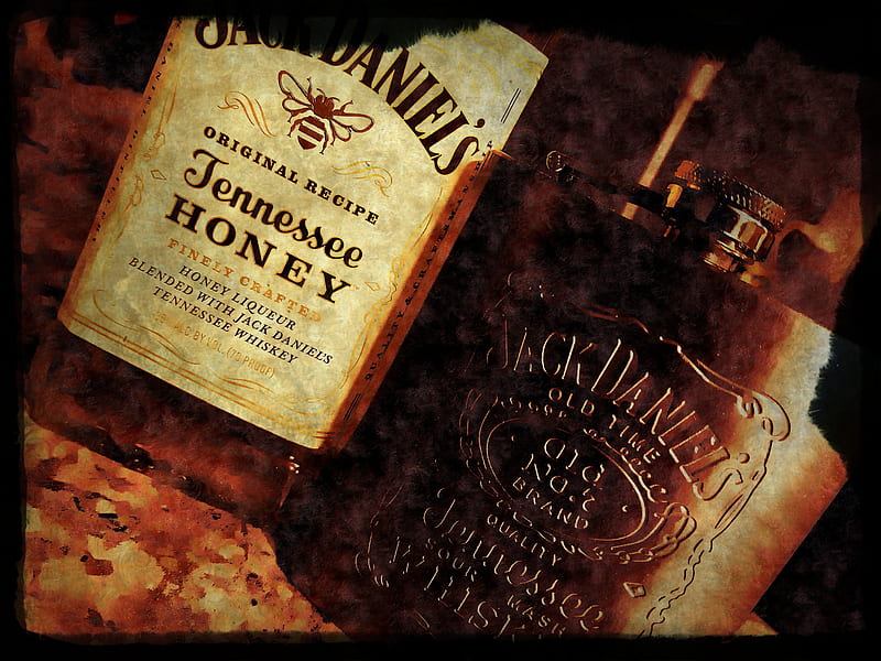 Jack daniels honey, american whiskey, drugs, jack daniels, liquor, tennessee honey, tennessee whiskey, whiskey, whisky, HD wallpaper