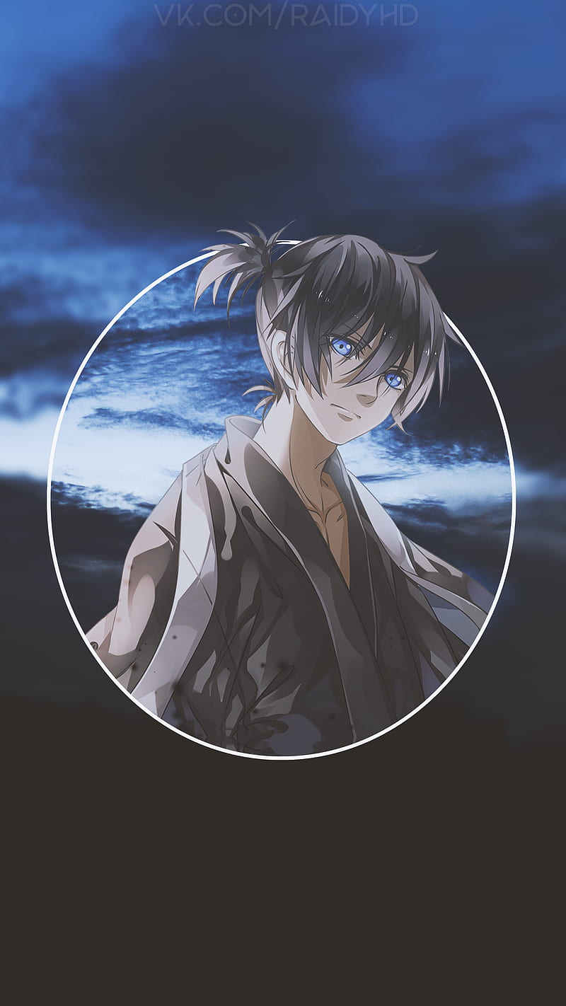 anime, anime boys, -in-, Yato (Noragami), sky, HD phone wallpaper