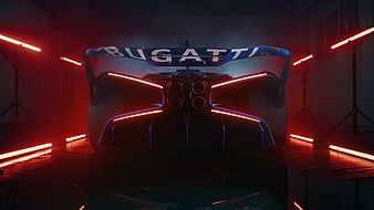 Bugatti Bolide 2021 2, HD wallpaper