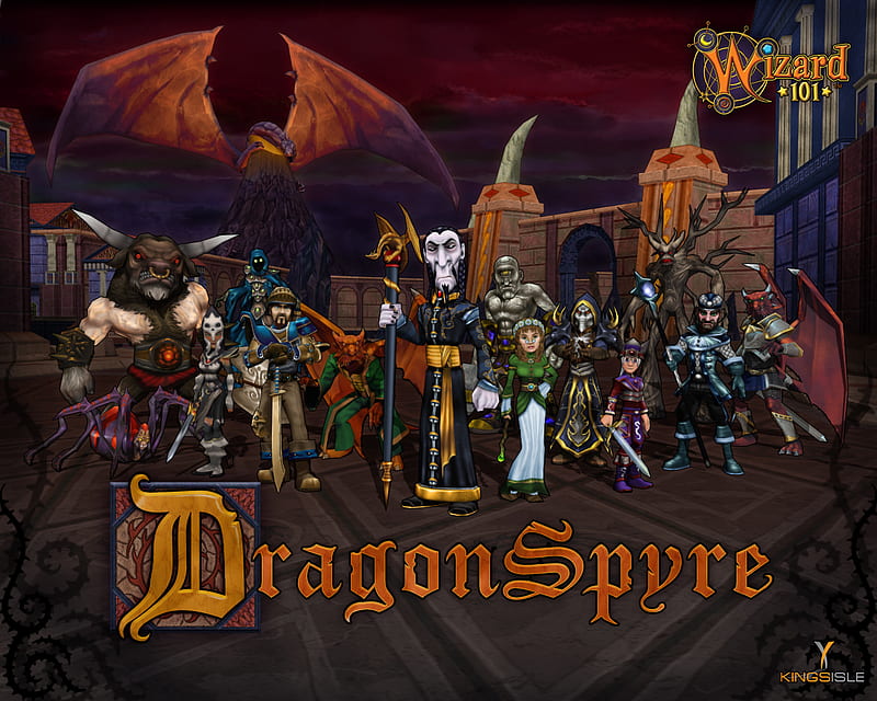 Wizard101 Dragonspyre, online games, wizard101, mmo, wizard, HD wallpaper
