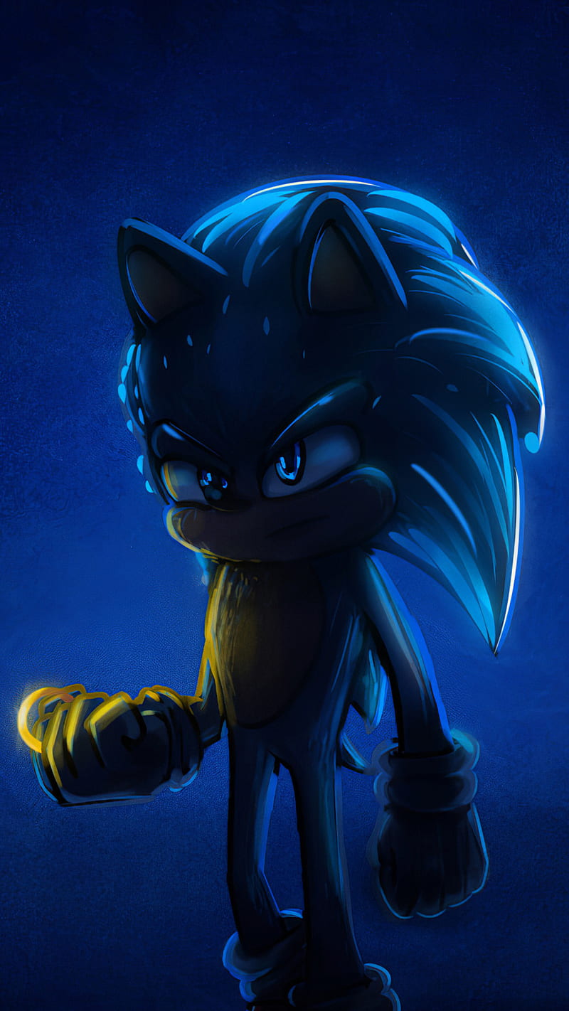 sonic the hedge hog Angry , movies, art station, art work, sonic the hedgehog, the hedge hog, HD phone wallpaper