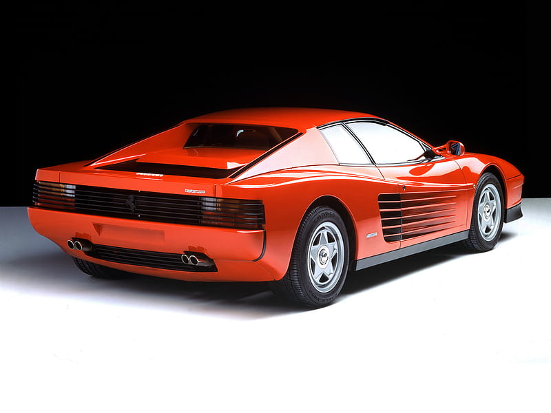 1984 Ferrari Testarossa, Coupe, Flat 12, car, HD wallpaper