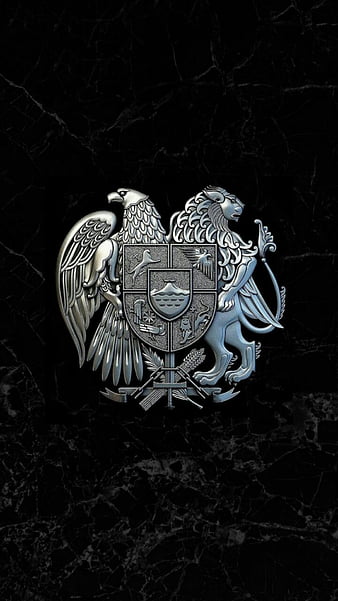 HD wallpaper armenian symbol 3d animal armenia bird design eagle lion logo silver thumbnail