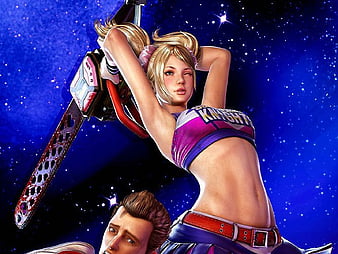 Lollipop Chainsaw Official Art Cover HD | Sticker