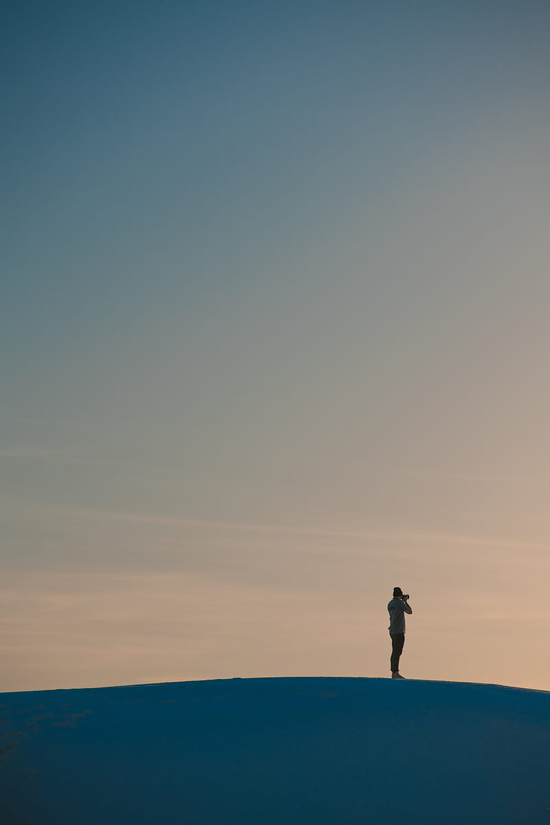 lonely, loneliness, horizon, grapher, HD phone wallpaper