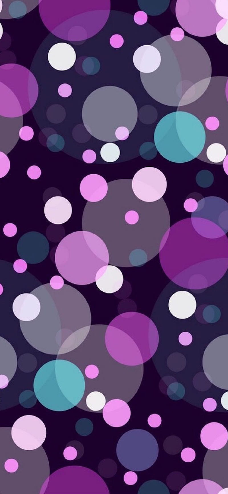 Polka Dots, blue, circles, colorful, polkadots, purple, HD phone wallpaper