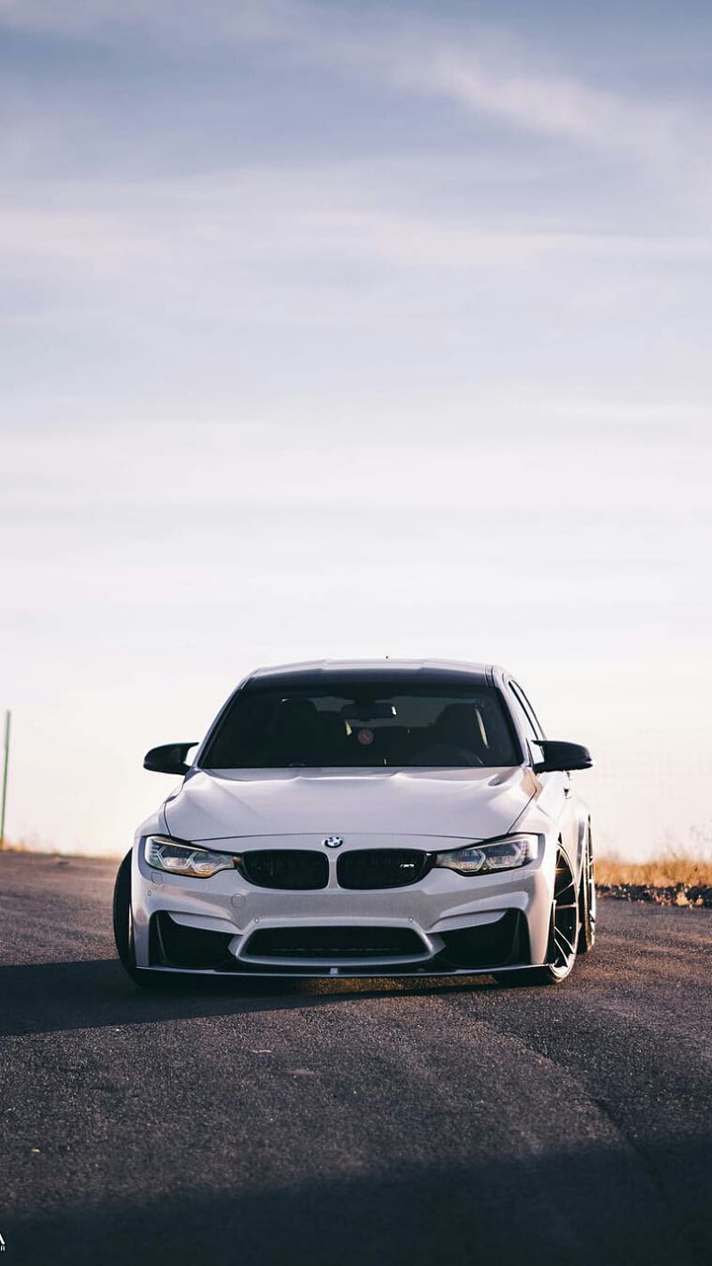 BMW M3, car, f80, m power, saloon, sedan, tuning, vehicle, white, HD phone wallpaper