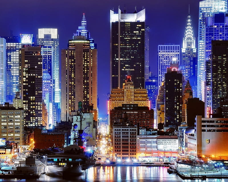 City , bonito, buildings, galaxy, newyork, night, note, tower, HD wallpaper