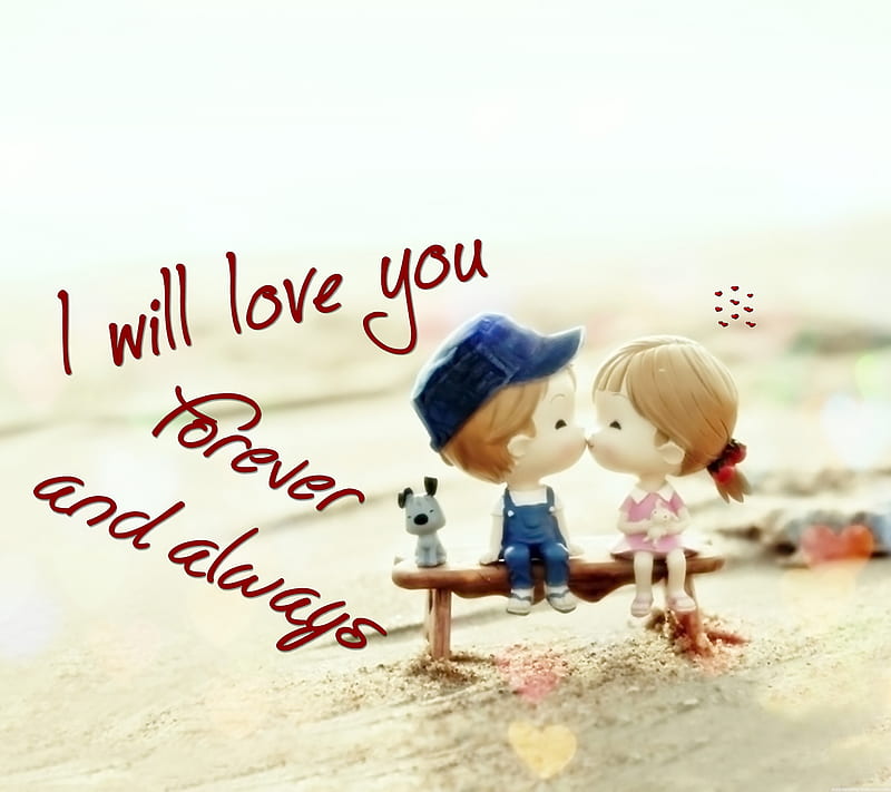 love you forever, boy, cool, flirt, girl, new, quote, saying, sign, HD wallpaper