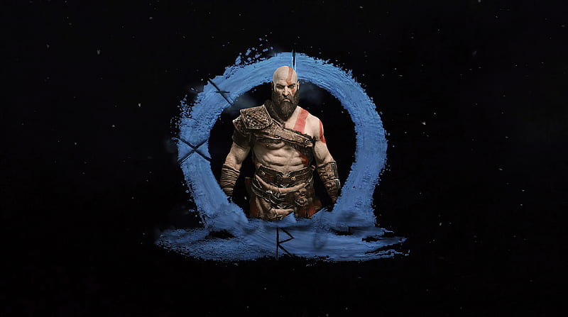 Kratos Art God of War 4K Wallpaper iPhone HD Phone #7641h