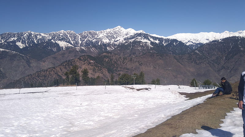 Shogran, mountain, nature, pakistan, scenery, snow, winter, HD wallpaper