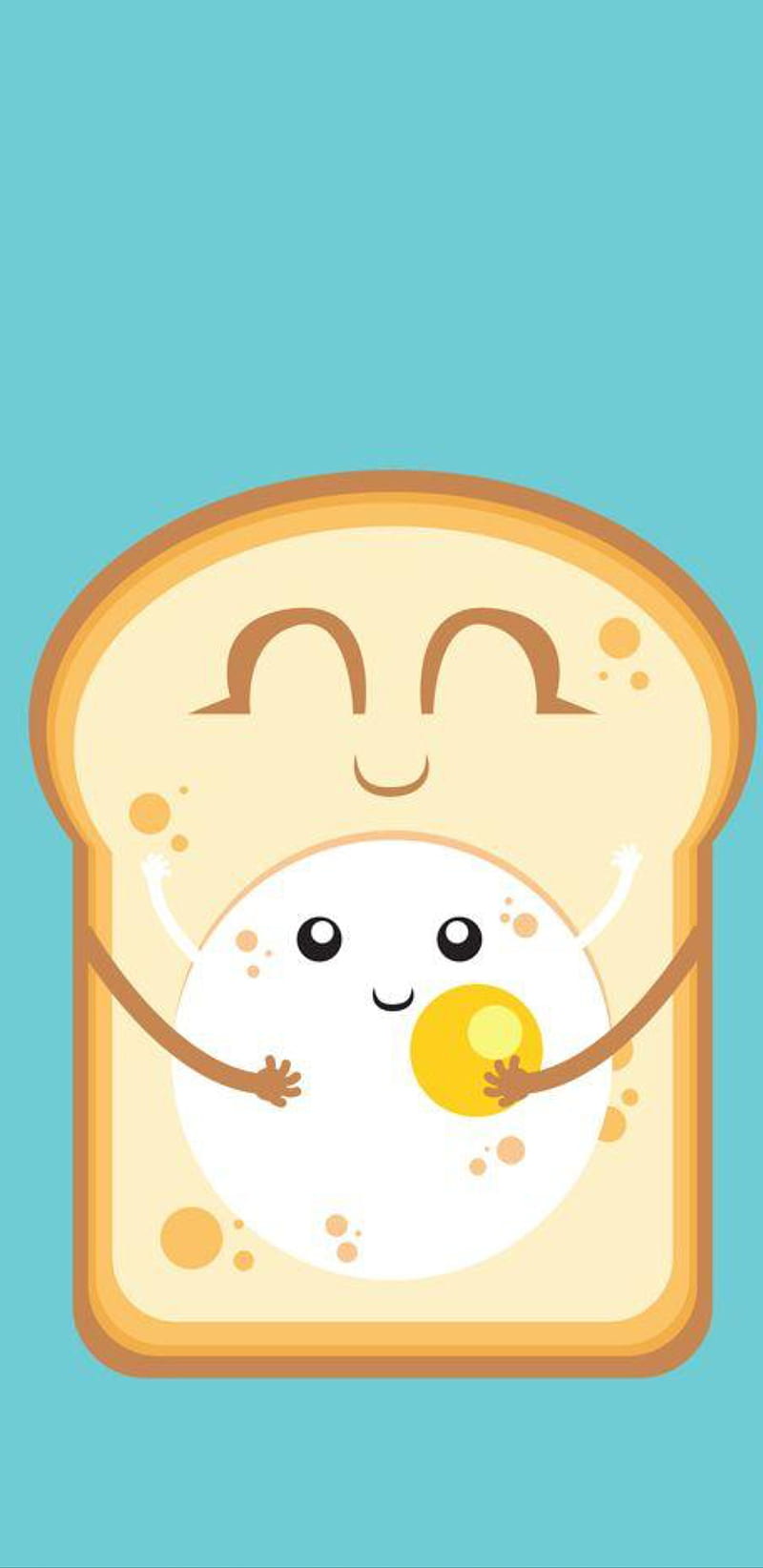 Sandwitch, eat, food, egg, bread, brown, kawaii, fun, HD phone wallpaper |  Peakpx