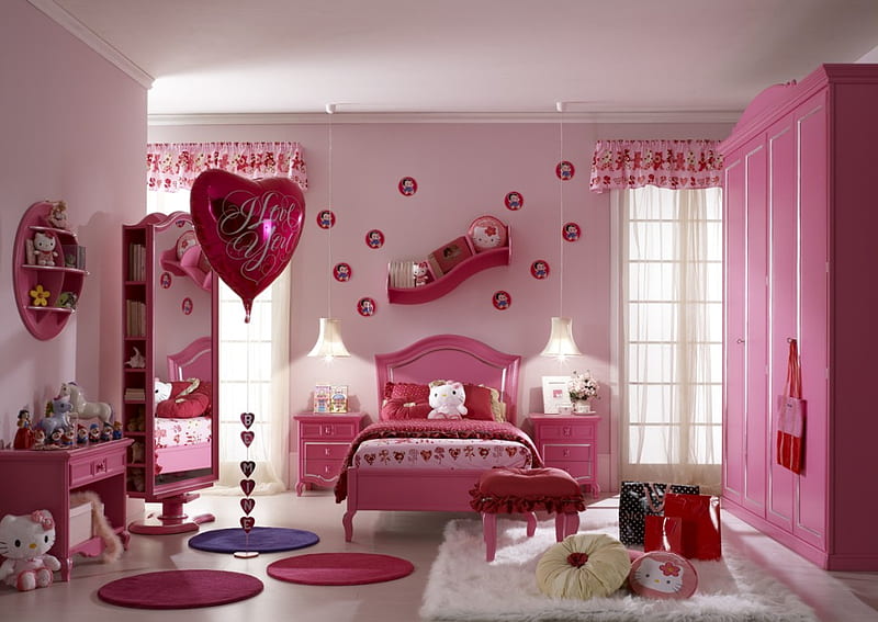 HD   Pink Room Girl Fantastic 