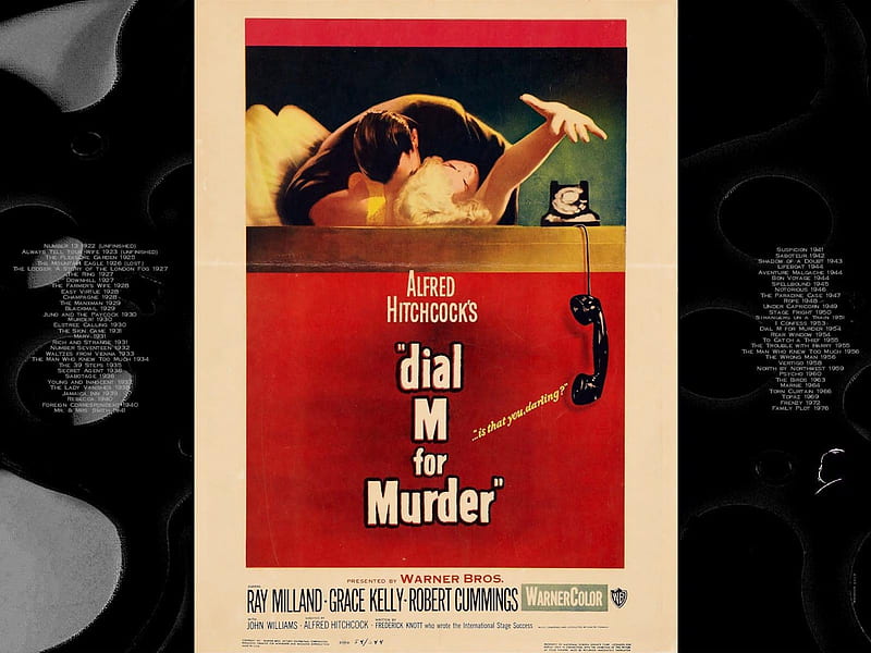 Dial M For Murder01, alfred hitchcock, grace kelly, ray milland, Dial M For Murder, HD wallpaper
