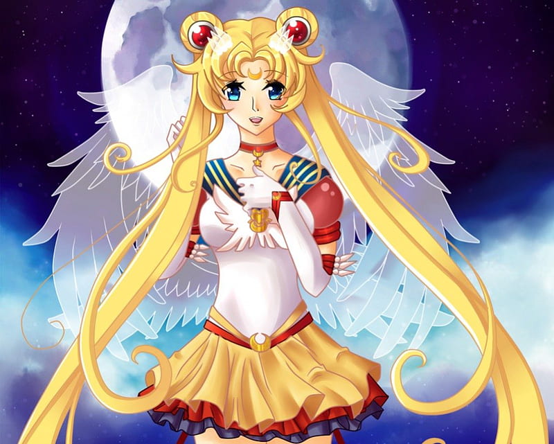 Sailor Moon Pretty Wing Sweet Weet Serena Nice Anime Beauty Anime Girl Hd Wallpaper Peakpx