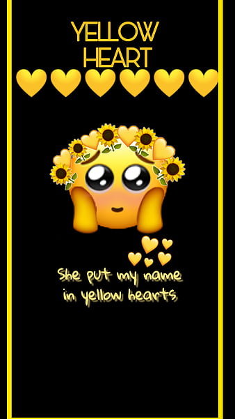 Yellow Hearts HD phone wallpaper | Pxfuel