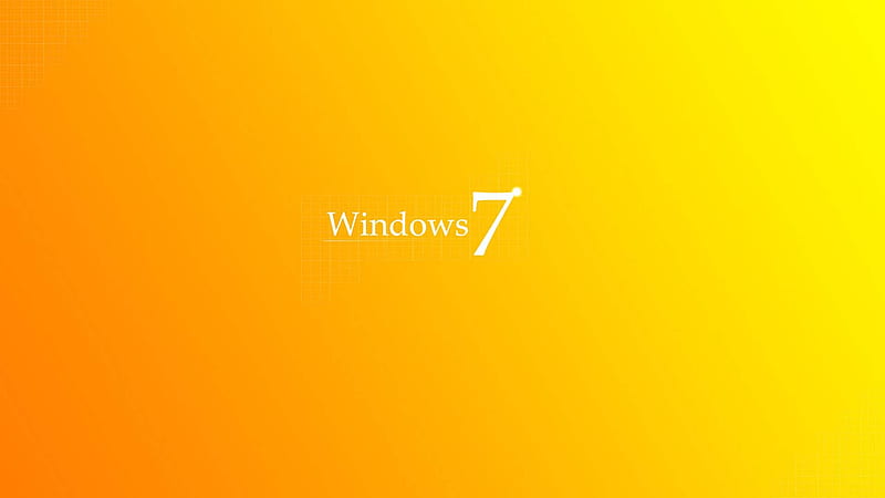 Windows 7 In Yellow Background Yellow, HD wallpaper | Peakpx