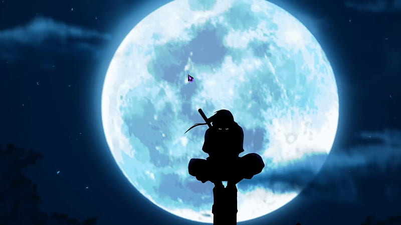 HD itachi at the moon wallpapers  Peakpx