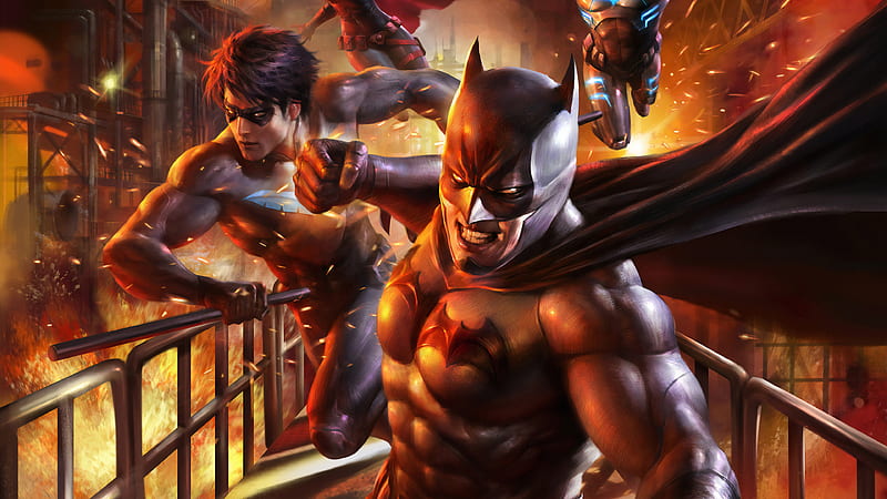 Batman And Nightwing , batman, nightwing, superheroes, artstation, artwork, batgirl, robin, HD wallpaper
