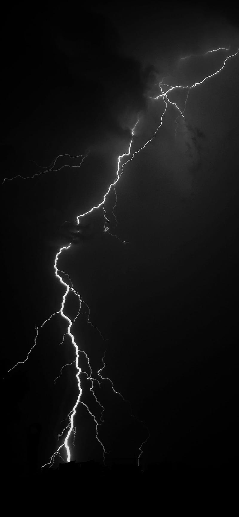 Nature, lightning, weather, HD phone wallpaper