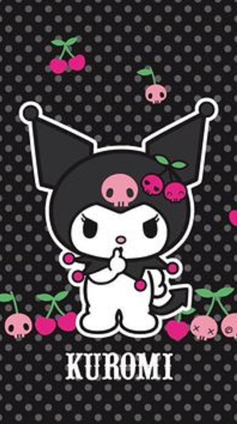 Kuromi, animal, cartoon, HD phone wallpaper