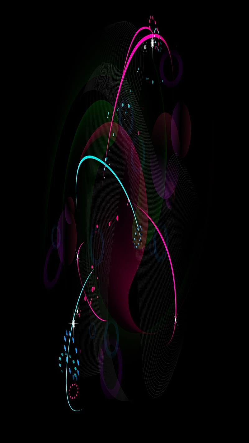 colorful lines, abstract, background, black, colors, cool, dark, desenho, good, nice, HD phone wallpaper